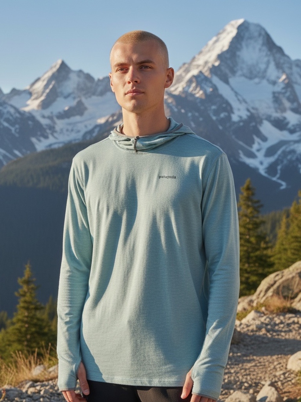 NWT PATAGONIA Men’s Tropic Comfort II Hoodie Big Sky Blue L